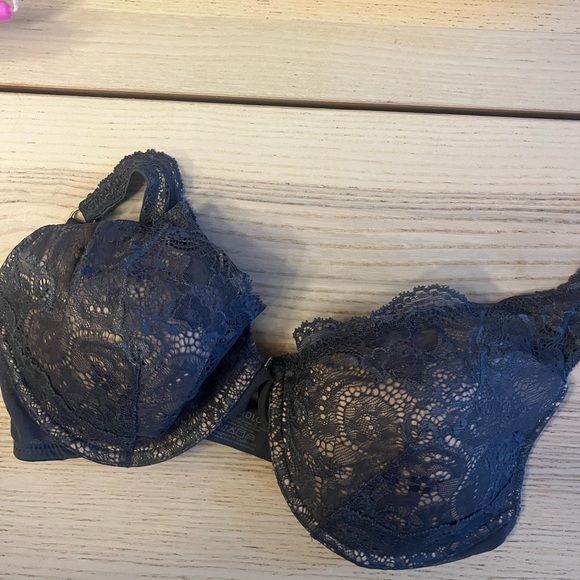 Thirdlove 32E Lace Contour Plunge bra in grey - Picture 5 of 5